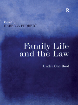 cover image of Family Life and the Law